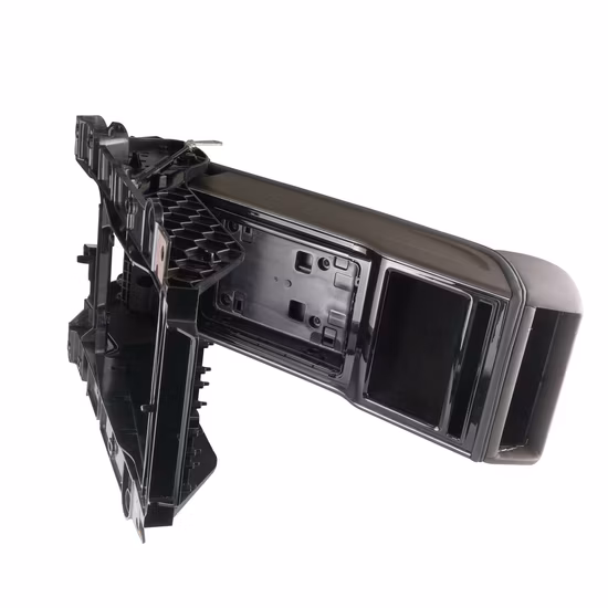 Caixa de conector de precisão PA66 + GF30 2K Moldagem de inserção de plástico Overmolding Molde de injeção dupla Molde de injeção de plástico personalizado OEM